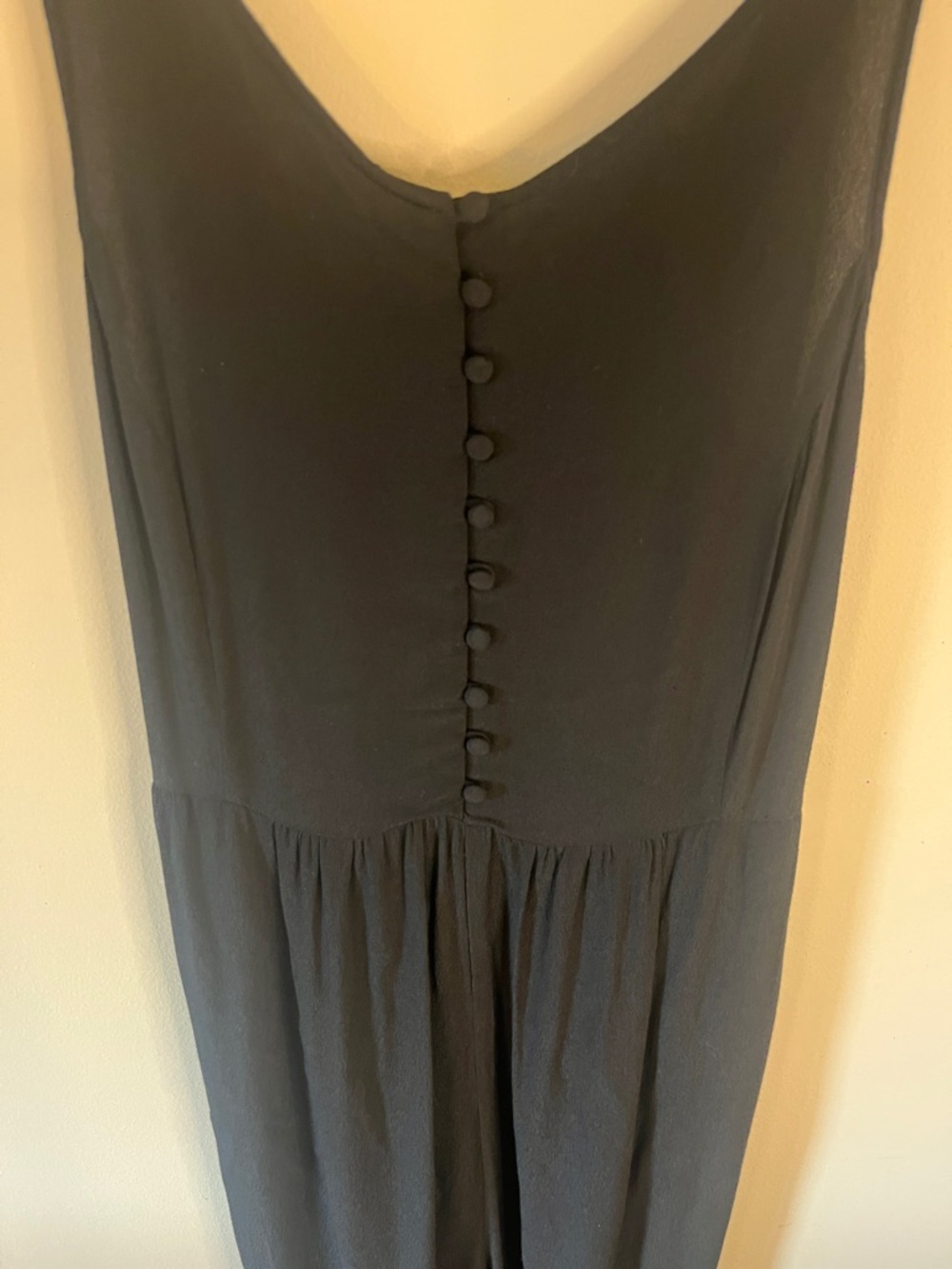 Madewell Black Maxi Dress with Button-Front Bodice - Picture 7 of 7